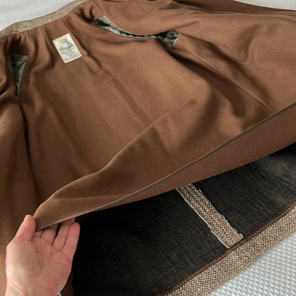 Vintage 60’s Tweed Coat‎ M. Liman Co. Penguin Fashions Brown Tan Size Various - Picture 9 of 16